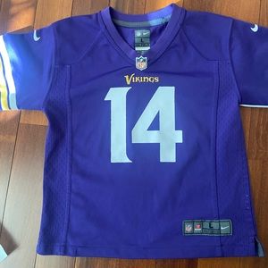 Nike Minnesota Vikings Diggs Jersey- Size 6-7 kids